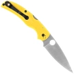 Spyderco Native Chief 2 Lightweight Salt Knife Yellow FRN, Satin MagnaCut by Sal Glesser (C244PYL)