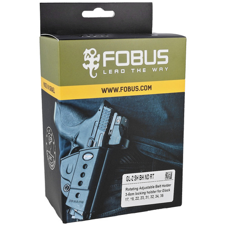 Fobus OWB Holster Glock 17, 19, 19X, 22, 23, 25, 31, 32, 34, 35, 44, 45 Rights (GL-2 SH BH ND RT)