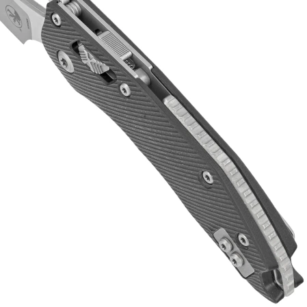 Microtech Stitch Ram-Lok S/E Knife Black Fluted G10, Apocalyptic M390Mk by Borka Blades and Tony Marfione (169RL-10APFLGTBK)