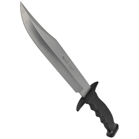 Muela 95-221 Black Rubber Knife, Satin 420H