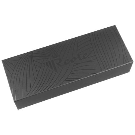Nóż składany Reate PL-XF-A-1 Black Aluminium, Satin/Stonewashed Nitro-V