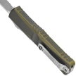 Microtech Combat Troodon Gen III S/E OTF Knife OD Green Aluminum, Apocalyptic M390MK by Tony Marfione (1143-10APOD)