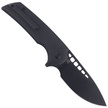 WE Knife Mini Malice Black Titanium, Black Stonewashed CPM 20CV by Ferrum Forge (WE054BL-1)