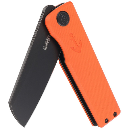 Kubey Knife Sailor Orange G10, Blackwashed AUS-10 by Sekira Sochi (KU317F)