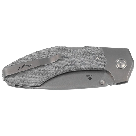 Nóż skladany MKM Hero Denim Canvas Micarta, Stonewashed M390 by Tommaso Rumici (MK HR-DCT)