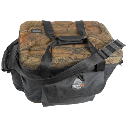 Pojemnik termiczny z termometrem Thermobag Picnic Bag With Pockets Camo Forest