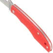 Nóż składany Spyderco Grasshopper Red G10, Satin 12C27 (C138GRDP)