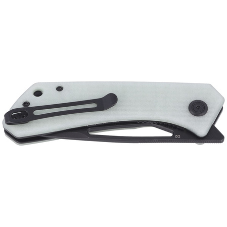 Kubey Thalia Knife Jade G10, Dark Stonewashed D2 (KU331E)