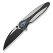 WE Knife Zenthra Titanium/Shredded Carbon Fiber, Black Stonewashed/Satin M390 (WE24021C-1)