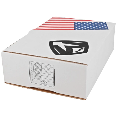 Nóż składany Medford Praetorian Genesis T Tanto Charocal DLC Titanium, Flm HW/Clip, Tumbled S45VN by Greg Medford (MK0294TT-30PV-TFCF-BN)