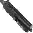 Tekto A5 Spry Mini D/P Black Aluminum OTF Knife, Black CPM S35VN