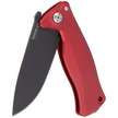 Nóż składany LionSteel SR11A Red Aluminium, Black Sleipner by Molletta (SR11A RB)
