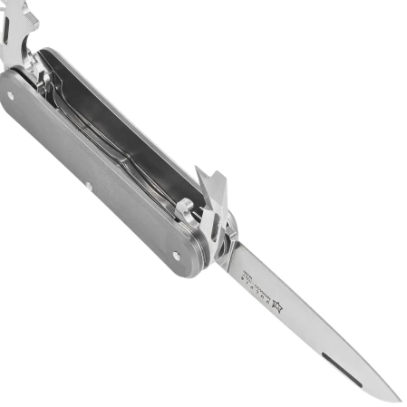 Scyzoryk Fox Vulpis SF5 Sandblasted Titanium, Polished M390 (FX-VP130-SF5 TI)