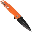 Bestech Knife Fin Orange G10, Black Stonewashed 14C28N (BG34B-3)