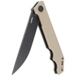 Nóż składany Kubey Knife Pylades Tan G10, Blackwash AUS-10 (KU253C)