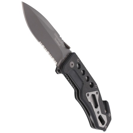 Nóż składany ratowniczy BlackFox G10 Black Rescue Folder (BF-115)