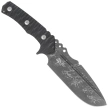 Fox URO Knife Black G10, Acid Washed Niolox by Wander Tactical (FX-623 BA)