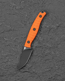 Nóż Bestech Heidiblacksmith #3  Orange G10, Black PVD 14C28N (BFK08B)