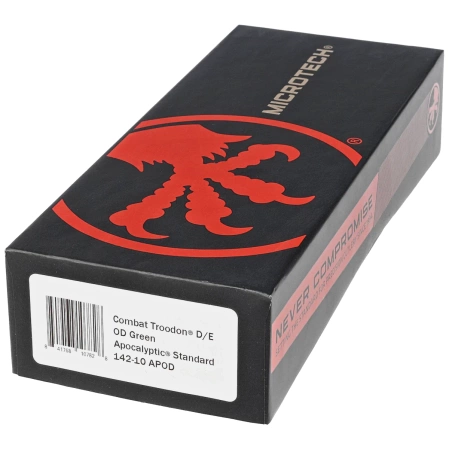 Microtech Combat Troodon D/E OD Green Aluminium, Apocalyptic M390 by Tony Marfione OTF automatic knife (142-10APOD)