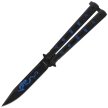 Nóż składany motylek Martinez Albainox Balisong Night Fighter II Black Stainless Steel, Black 3Cr13MoV (02104)