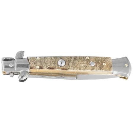 Nóż sprężynowy Frank Beltrame Stiletto Bayonet Ram Horn 23cm (FB 23/10B)