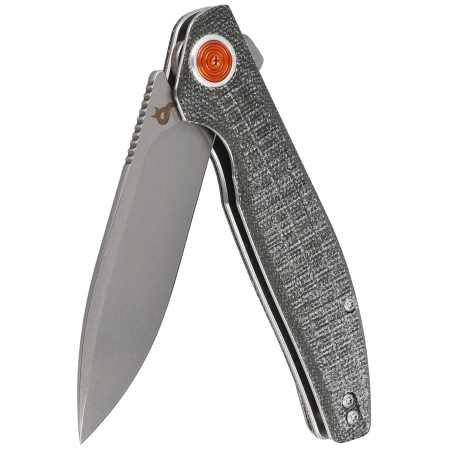 Nóż składany BlackFox Artia Green G10, Stone Washed D2 by Grigorii Matveev (BF-765 OD)