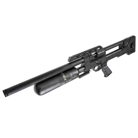 Wiatrówka PCP Reximex Throne Gen 2 Carbon 5.5 mm z regulatorem i tłumikiem