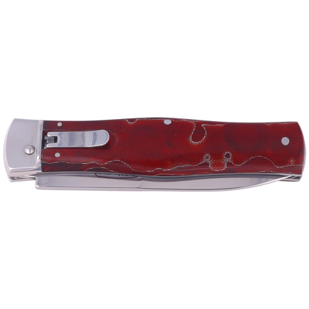 Mikov Predator Red Raffir, Mirror N690 Knife (241-BRa-1/KP Red)