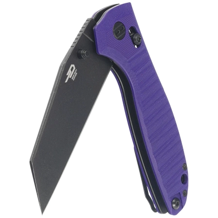 Nóż składany Bestech Liger Purple G10, Black Stonewashed D2 by Keanu Alfaro (BG61E)