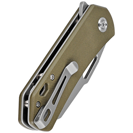 Nóż składany Kubey Knife Duroc Dark Green G10, Bead Blasted AUS-10 by Colin Maisonpierre (KU332G)