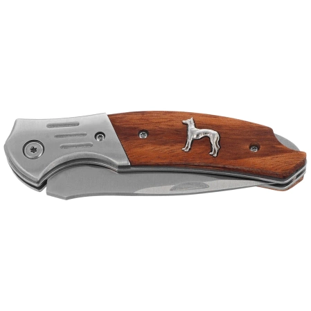 Albainox Hunting Knife Zebra Wood, Satin 3Cr13Mov (25091)