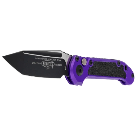 Nóż automatyczny Microtech LUDT Gen III T/E Purple Aluminium, Black M390MK by Tony Marfione (1136-1PU)