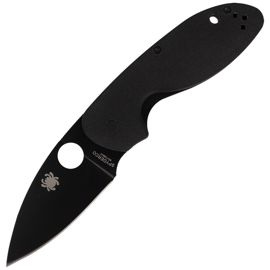 Spyderco Efficient Knife Black G10, Black 8Cr13Mo (C216GPBBK)