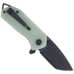 Kubey Knife Campe, Jade G10, Dark Stonewashed D2 (KU203I)