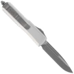 Microtech UTX-85 S/E OTF Knife Natural Clear Aluminum, Apocalyptic M390 (231-10APCR)