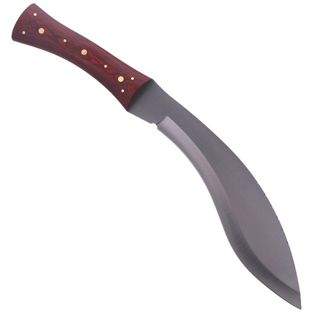 Muela Kukri-26M Rosewood Pakkawood Knife, Satin X50CrMoV15