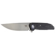 Bestech Knife Ascot Carbon Fiber / Black G10, Satin D2 (BG19A)