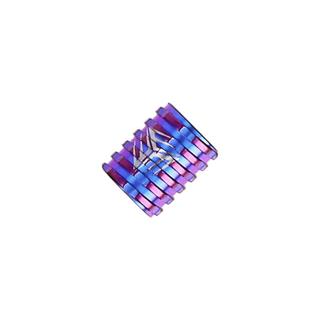 Tytanowy koralik WeKnife Ti Paracord Bead, Purple (A-02B)