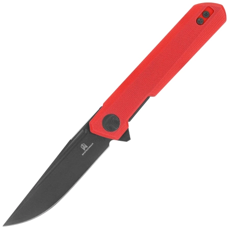 Nóż składany Bestechman Mini Dundee Special Red G10, Black PVD D2 by Ostap Hel (BMK03N)