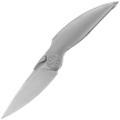 Nóż składany Rike Knife RK Predator-P Gray Titanium, Satin M390
