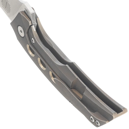 Reate Velocity Bronze Titanium, Belt Satin Elmax by Tashi Bharucha