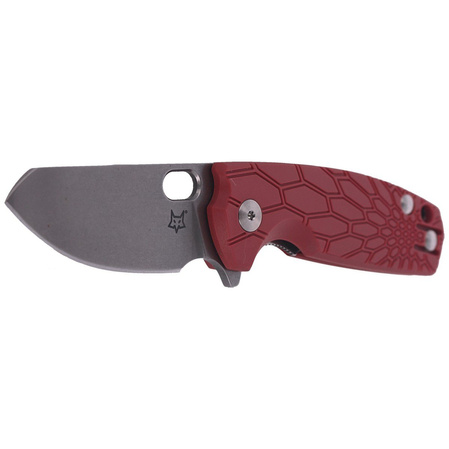Fox Baby Core FRN Red Knife, Stonewashed N690 by Jesper Voxnaes (FX-608 R)