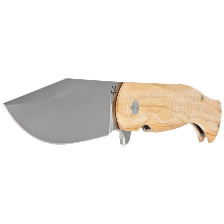 Fox Knife Eastwood Tiger Olive Wood, Satin CPM S90V by Gudy Van Poppel (FX-524 OL)