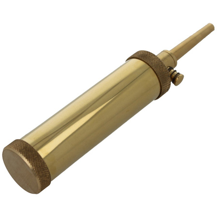 Davide Pedersoli DeLuxe Tubolar Powder Flask with Valve .44 (DP533-44)