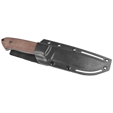 Za-Pas Ultra Outdoor Brown Micarta, Acid Stonewashed NMV Knife