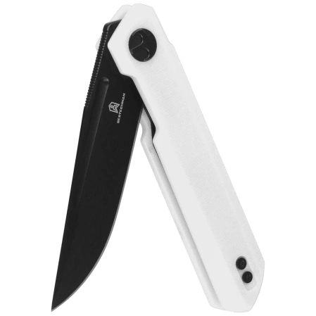 Nóż składany Bestechman Mini Dundee DD White G10, Black PVD D2 by Ostap Hel (BMK08B)
