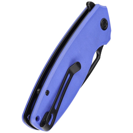 Nóż składany Kubey Tityus Blue G10, Dark Stonewashed D2 (KU322I)