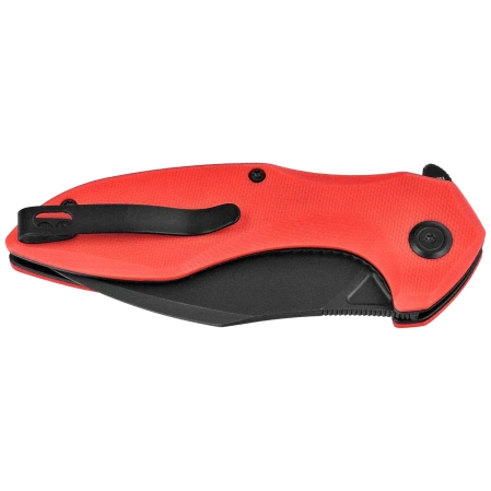 Kubey Nobel Knife Red G10, Blackwashed 14C26N (KU236P)