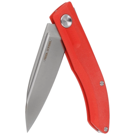 Nóż składany Real Steel Stella Red G10, Satin VG-10 by Poltergeist Works (7058)
