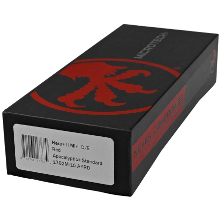 Microtech Hera II Mini D/E OTF Knife Red Aluminum, Apocalyptic M390MK by Tony Marfione (1702M-10APRD)